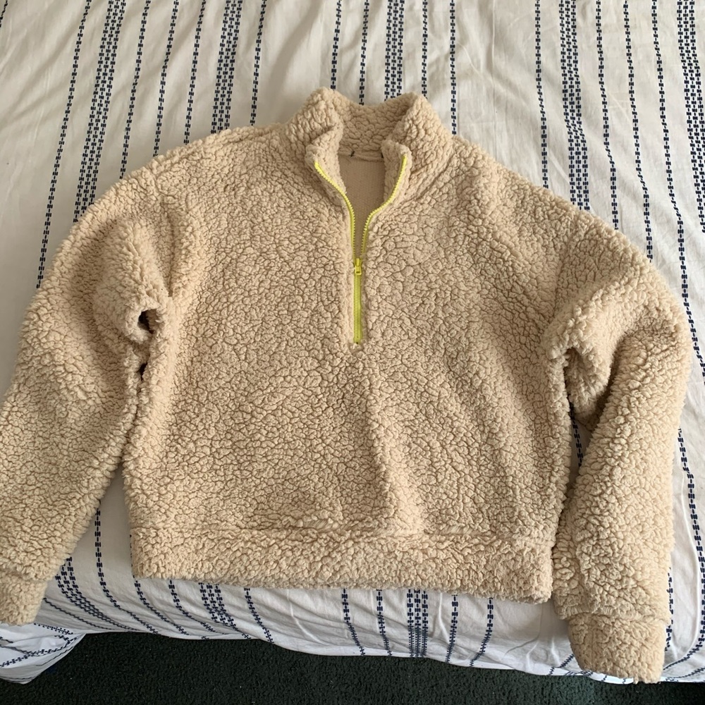 Teddy Quarter Zip 🧸